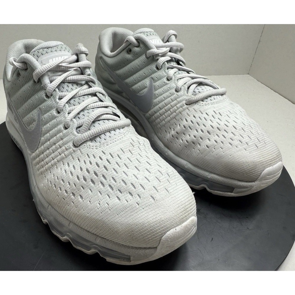 Nike Air Max 2017 Women's Size 8 Platinum/Wolf Grey/White, 849560-009